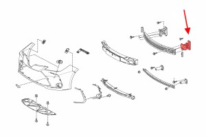 TOYOTA COROLLA XII E21 2019+ KOMBI STREFA ZGNIOTU DUŻA LEWA 5701402190