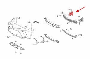 TOYOTA COROLLA XII E21 2019+ KOMBI STREFA ZGNIOTU DUŻA PRAWA 5701302190