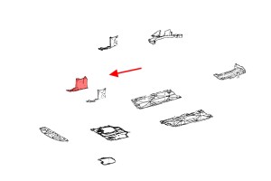 SUZUKI SWACE 2020+ OSŁONA BOCZNA SILNIKA PRAWA 5144302150