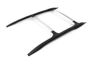 FORD ECOSPORT MK2 II 2012-2022 RELINGI DACHOWE OEM CZARNE + BELKI DACHOWE POPRZECZNE SREBRNE OEM