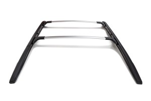 FORD ECOSPORT MK2 II 2012-2022 RELINGI DACHOWE OEM CZARNE + BELKI DACHOWE POPRZECZNE SREBRNE OEM