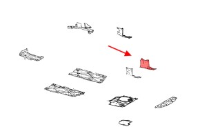 SUZUKI SWACE 2020+ OSŁONA BOCZNA SILNIKA LEWA 51444-02320