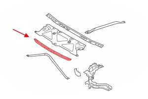 BMW SERIA 7 G11 2015-2022 ALUMINIOWA BELKA WZMOCNIENIE PRZEDNIEGO ZDERZAKA 51647357209