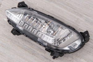 HYUNDAI SANTA FE III DM 2012-2015 PRZED FACELIFTINGIEM LAMPA PRZECIWMGIELNA + LAMPA DRL LED DO JAZDY DZIENNEJ LEWA 92201A1010