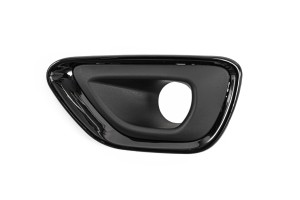 JEEP GRAND CHEROKEE IV WK2 2014-2017 PO FACELIFTINGU KRATKA PRZEDNIEGO ZDERZAKA ZAŚLEPKA LAMPY PRZECIWMGIELNEJ CZARNA LEWA 68143079AB