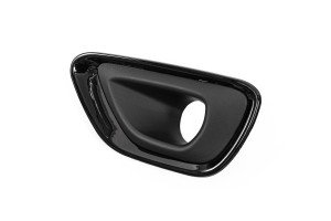 JEEP GRAND CHEROKEE IV WK2 2014-2017 PO FACELIFTINGU KRATKA PRZEDNIEGO ZDERZAKA ZAŚLEPKA LAMPY PRZECIWMGIELNEJ CZARNA LEWA 68143079AB