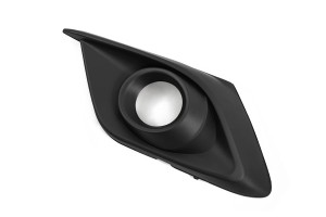 MAZDA 3 III BM 2014-2016 PRZED FACELIFTINGIEM LEWA ZAŚLEPKA HALOGENU KRATKA ZDERZAKA BEZ CHROMU BJE1-50C21