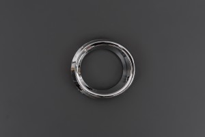 MAZDA 3 III BM 2014-2016 PRZED FACELIFTINGIEM CHROMOWANA RAMKA LEWEJ KRATKI HALOGENU BJE1-50C12