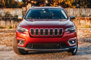 JEEP CHEROKEE V KL 2018-2023 PO FACELIFTINGU SPOILER PRZEDNIEGO ZDERZAKA SREBRNY 6DE39TZZAA