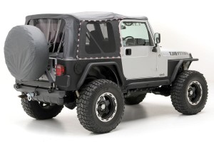 JEEP WRANGLER TJ 1997-2006 PRAWA BOCZNA SZYBA DACHU MIĘKKIEGO