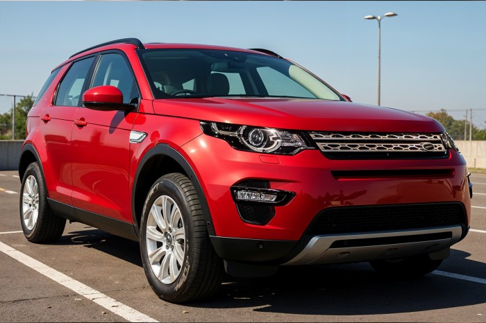 LAND ROVER DISCOVERY SPORT L550 2014-2019 PRZED FACELIFTINGIEM RELINGI DACHOWE CZARNE