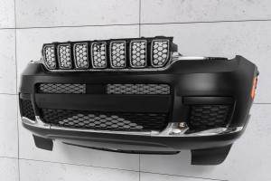 JEEP GRAND CHEROKEE V WL 2021+ LIMITED KOMPLETNY ZDERZAK PRZEDNI POD KAMERĘ 68538440AA