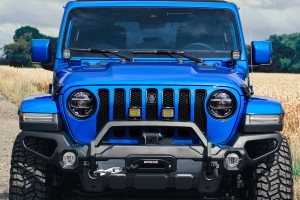 JEEP WRANGLER JL 2018+ PRAWA KRATKA HALOGENU ZAŚLEPKA DO ZDERZAKA HUNTER