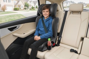 EZIO FOTELIK SAMOCHODOWY EKOSKÓRA PODSTAWKA 2w1 I SIZE 100-150 CM R129 ISOFIX