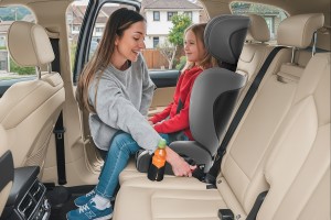 SALVATORE FOTELIK SAMOCHODOWY EKOSKÓRA PODSTAWKA 2w1 I SIZE 100-150 CM R129 ISOFIX