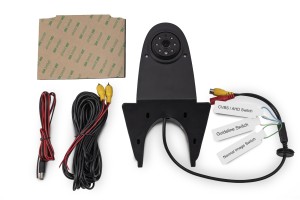 FORD TRANSIT V 2006-2016 PO LIFTINGU KAMERA COFANIA FULL HD DYNAMICZNE LINIE NAD DRZWI BAGAŻOWE W MIEJSCE ŚWIATŁA STOPU