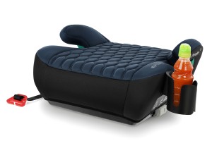 FOTELIK SAMOCHODOWY PODKŁADKA SIEDZISKO Z ISOFIX CZARNO-SZARY R129 125-150 CM