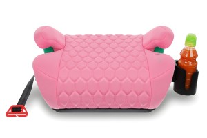 FOTELIK SAMOCHODOWY PODKŁADKA SIEDZISKO Z ISOFIX RÓŻOWY R129 125-150 CM