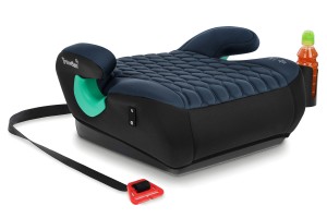 FOTELIK SAMOCHODOWY PODKŁADKA SIEDZISKO CZARNO-SZARY PIKOWANY R129 125-150 CM