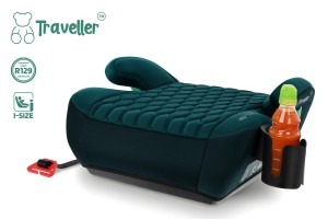 FOTELIK SAMOCHODOWY PODKŁADKA SIEDZISKO ZIELONY PIKOWANY R129 125-150 CM