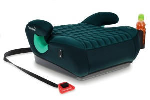 FOTELIK SAMOCHODOWY PODKŁADKA SIEDZISKO ZIELONY PIKOWANY R129 125-150 CM