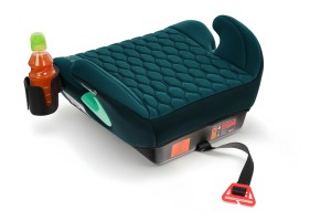 FOTELIK SAMOCHODOWY PODKŁADKA SIEDZISKO ZIELONY PIKOWANY R129 125-150 CM