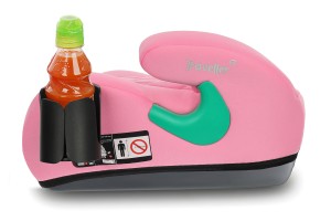 FOTELIK SAMOCHODOWY PODKŁADKA SIEDZISKO RÓŻOWY PIKOWANY R129 125-150 CM