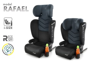 RAFAEL FOTELIK SAMOCHODOWY PODSTAWKA 2w1 I SIZE 100-150 CM R129 ISOFIX