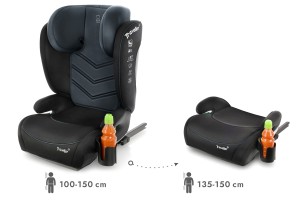 RAFAEL FOTELIK SAMOCHODOWY PODSTAWKA 2w1 I SIZE 100-150 CM R129 ISOFIX
