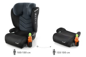 RAFAEL FOTELIK SAMOCHODOWY PODSTAWKA 2w1 I SIZE 100-150 CM R129