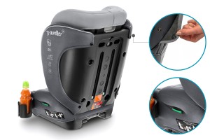 LUNA FOTELIK SAMOCHODOWY PODSTAWKA 2w1 I SIZE 100-150 CM R129