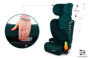 NOA FOTELIK SAMOCHODOWY PODSTAWKA 2w1 I SIZE 100-150 CM R129