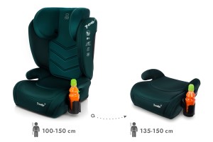 NOA FOTELIK SAMOCHODOWY PODSTAWKA 2w1 I SIZE 100-150 CM R129