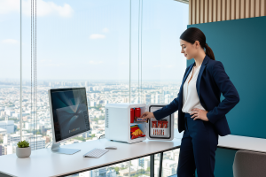 LODÓWKA BIUROWA 4L 12V Z FUNKCJĄ GRZANIA DO 50-65°C BIAŁA