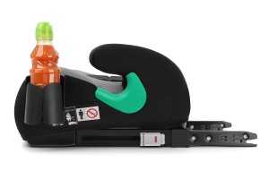 FOTELIK SAMOCHODOWY PODKŁADKA SIEDZISKO Z ISOFIX CZARNO-SZARY R129 125-150 CM