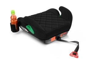 FOTELIK SAMOCHODOWY PODKŁADKA SIEDZISKO CZARNY PIKOWANY R129 125-150 CM