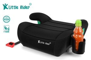 FOTELIK SAMOCHODOWY PODKŁADKA SIEDZISKO Z ISOFIX CZARNY R129 125-150 CM