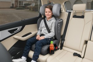 LUNA FOTELIK SAMOCHODOWY PODSTAWKA 2w1 I SIZE 100-150 CM R129