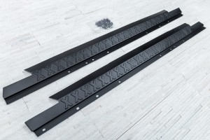 JEEP WRANGLER JK 2007-2018 2D OCHRONNE STALOWE LISTWY PODPROGOWE