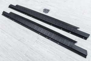 JEEP WRANGLER JK 2007-2018 2D OCHRONNE STALOWE LISTWY PODPROGOWE