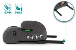 FOTELIK SAMOCHODOWY MODEL HUGO CZARNO-SZARY R129 100-150 CM ISOFIX + GRATIS