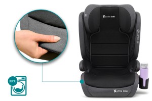 FOTELIK SAMOCHODOWY MODEL HUGO CZARNO-SZARY R129 100-150 CM