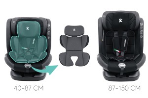 FOTELIK SAMOCHODOWY OBROTOWY ALEXANDER 360° CZARNO-SZARY 40-150 CM i-Size R129 + ISOFIX