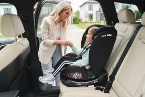 FOTELIK SAMOCHODOWY OBROTOWY ALEXANDER 360° SZARO-CZARNY 40-150 CM i-Size R129 + ISOFIX