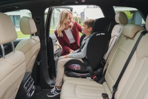 FOTELIK SAMOCHODOWY OBROTOWY ALEXANDER 360° SZARO-CZARNY 40-150 CM i-Size R129 + ISOFIX