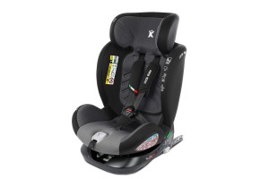 FOTELIK SAMOCHODOWY OBROTOWY ALEXANDER 360° SZARO-CZARNY 40-150 CM i-Size R129 + ISOFIX