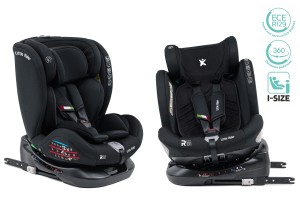 FOTELIK SAMOCHODOWY OBROTOWY ALEXANDER 360° CZARNY 40-150 CM i-Size R129 + ISOFIX