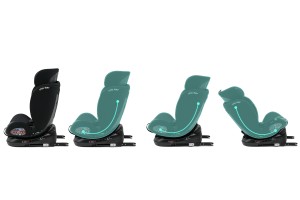 FOTELIK SAMOCHODOWY OBROTOWY ALEXANDER 360° CZARNY 40-150 CM i-Size R129 + ISOFIX