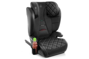 EZIO FOTELIK SAMOCHODOWY EKOSKÓRA PODSTAWKA 2w1 I SIZE 100-150 CM R129 ISOFIX