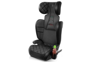 EZIO FOTELIK SAMOCHODOWY EKOSKÓRA PODSTAWKA 2w1 I SIZE 100-150 CM R129 ISOFIX
